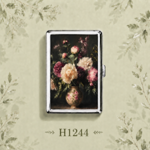 ChatGPT Image 2026年7月30日 10_59_03 Dark Moody Vintage Peony Floral Cigarette Case