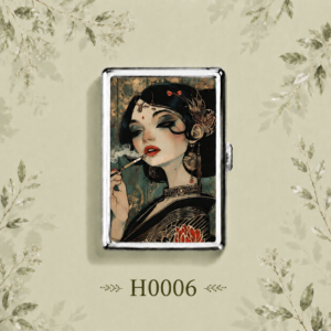 H0006 Japanese Smoking Women Cigarette Case