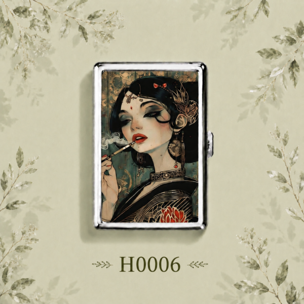 H0006 Japanese Smoking Women Cigarette Case