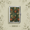 H0010 William Morris Compton Floral Cigarette Case